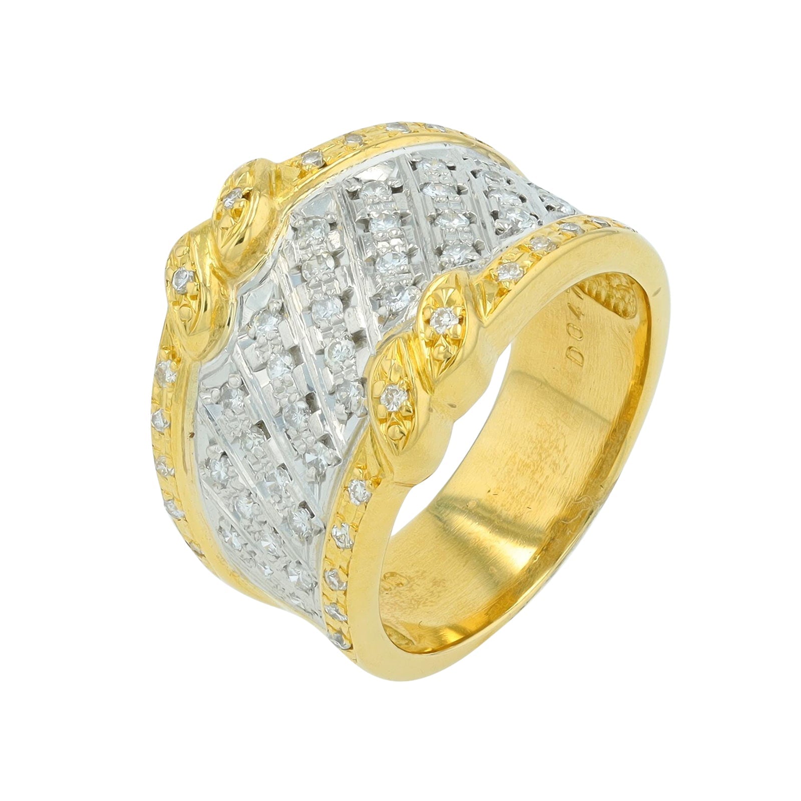 18K YG 0.47 CTW Diamond Ring