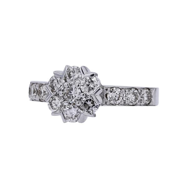 18K WG 1 CT Diamond Ring