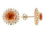 14K EFFY YG 2.11 CT Citrine Earrings