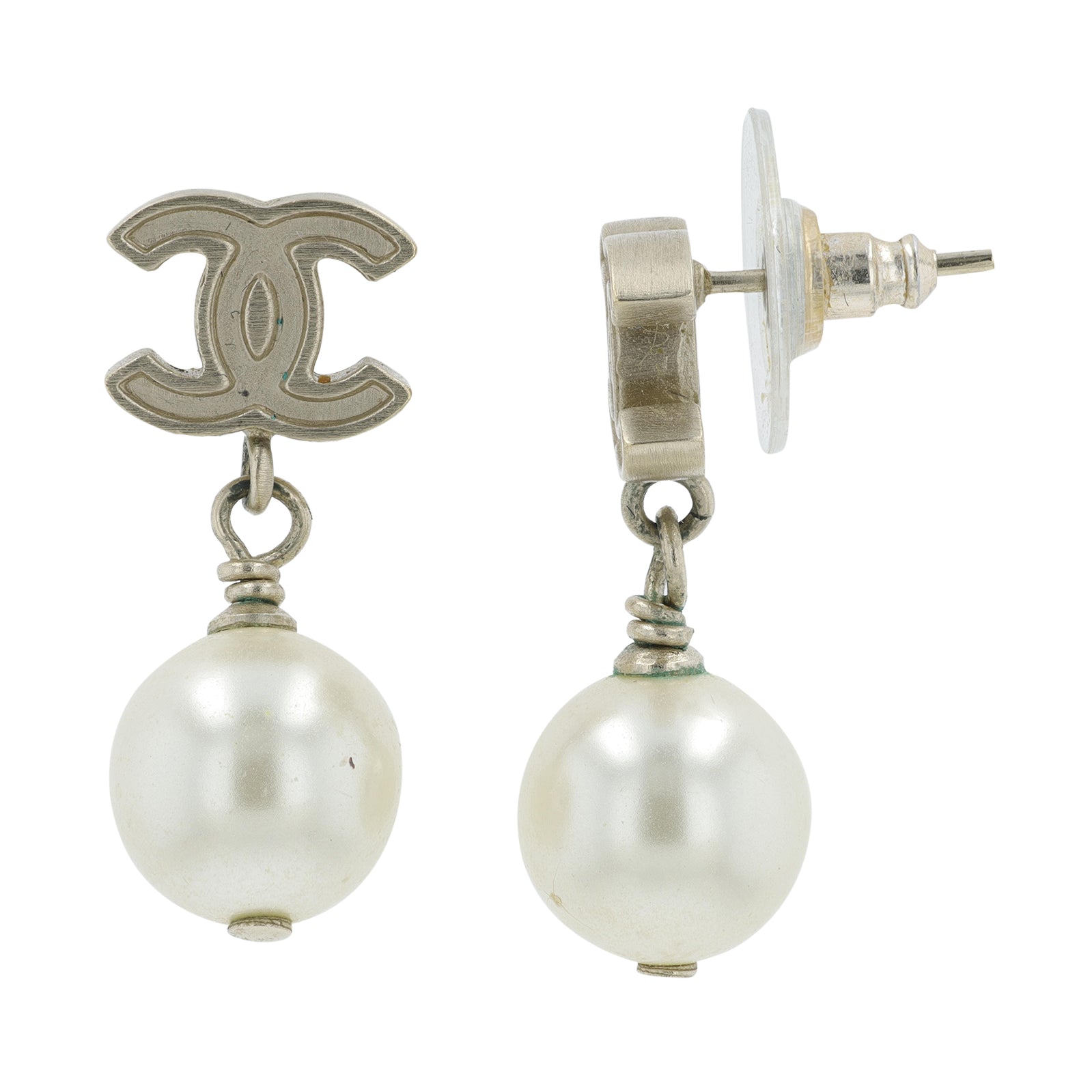 Chanel Gold Plated Earrings