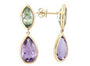 14K EFFY YG 10 CT Multicolor Earrings