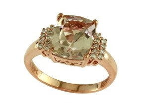 14K RG EFFY Morganite Ring