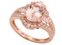 14K EFFY RG 2.35 CT Morganite Ring