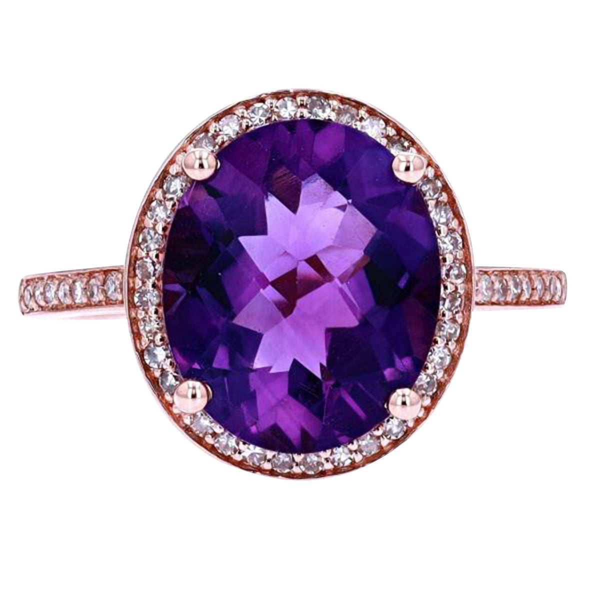 14K Checkerboard Cut Oval Topaz Ring<p><strong>More Colors Available</p></strong>