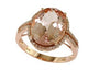 14K RG EFFY Morganite Ring