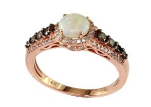 14K RG EFFY Opal Ring