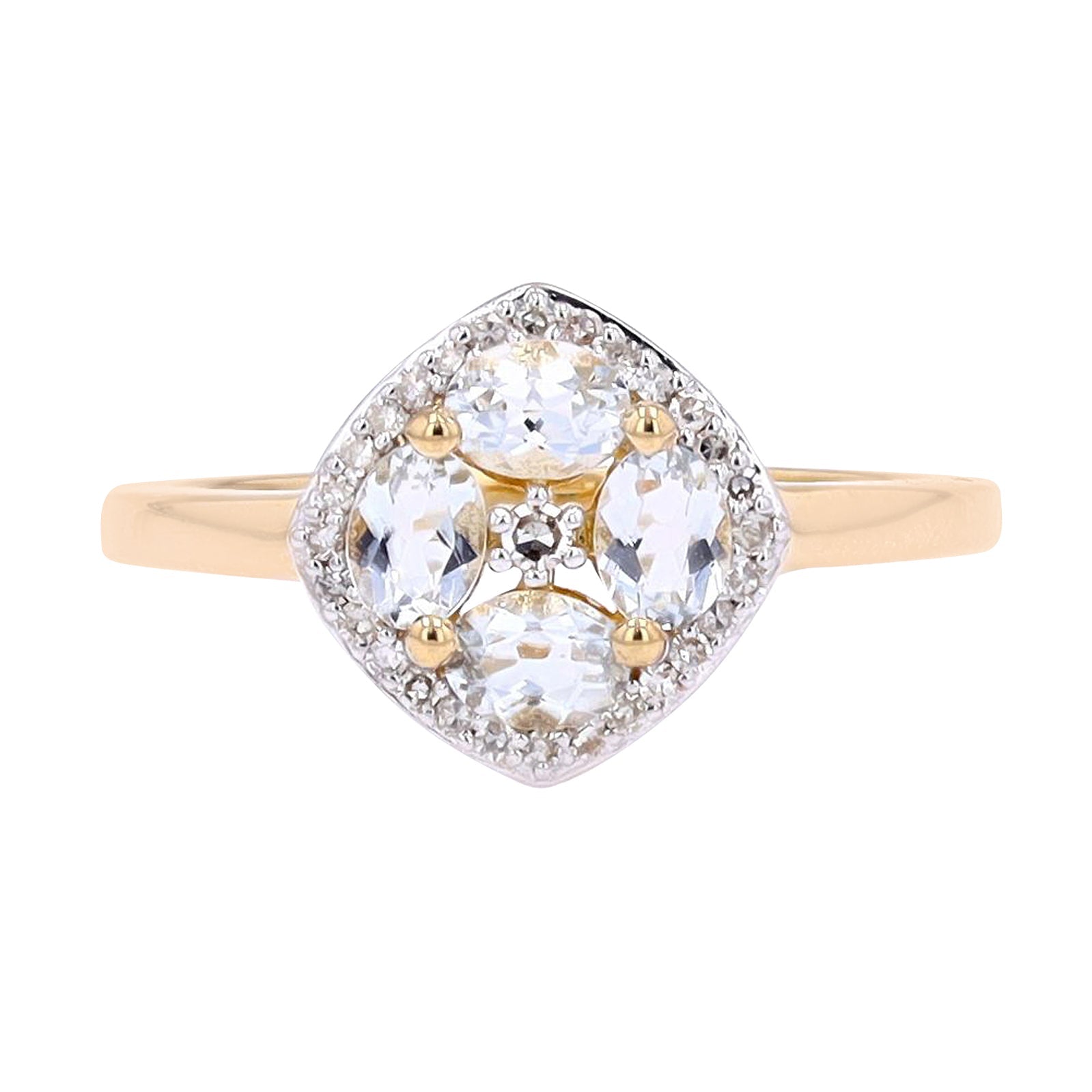 14K Gemstone Cluster Ring<p><strong>More Colors Available</p></strong>