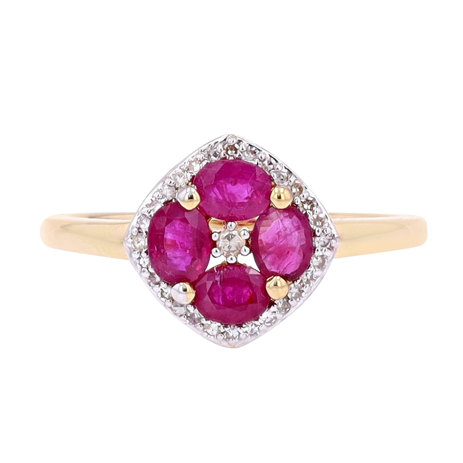 14K Gemstone Cluster Ring<p><strong>More Colors Available</p></strong>