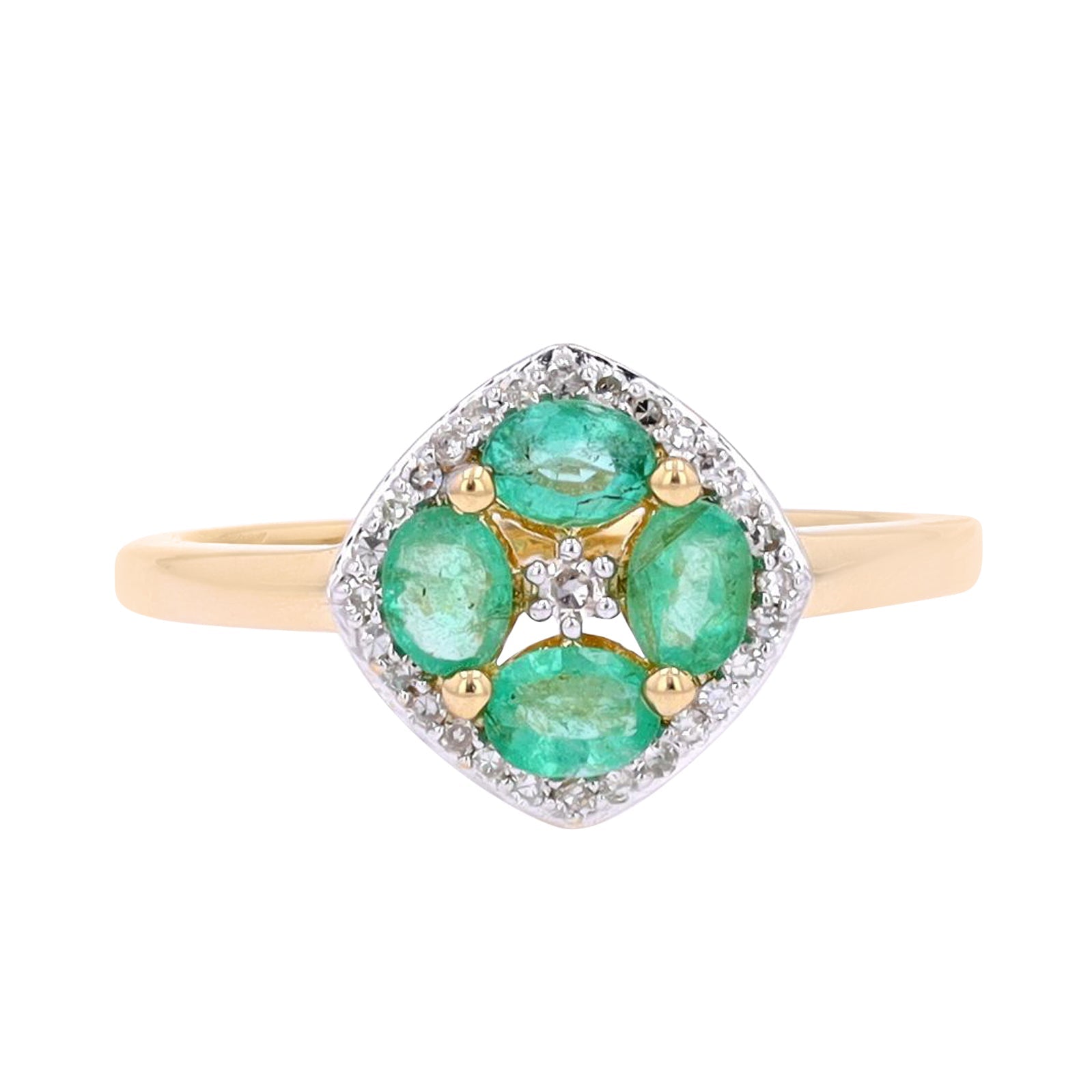 14K Gemstone Cluster Ring<p><strong>More Colors Available</p></strong>