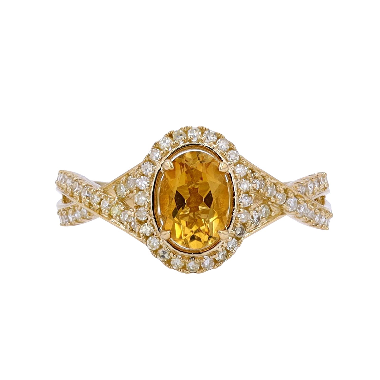14K 1 CT Gemstone Center Ring<p><strong>More Colors Available</p></strong>