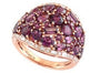 14K EFFY RG 6.10 CT Rhodolite Ring