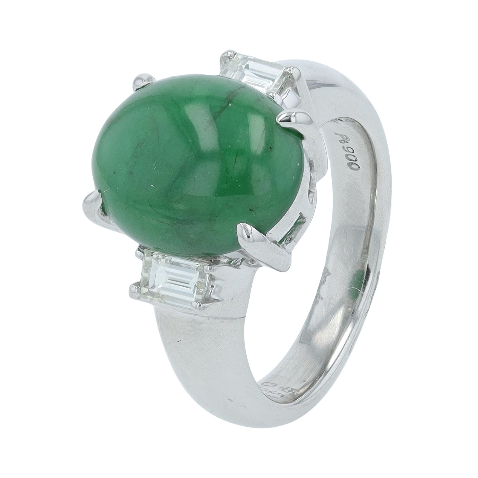 PT900 5.32 CT Jade Ring