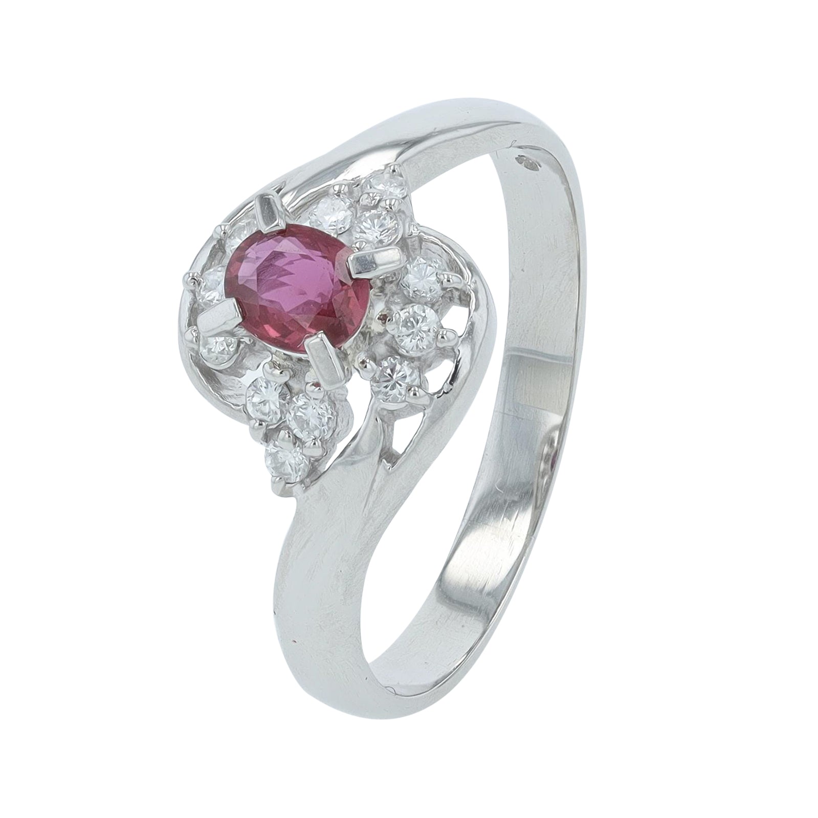 PT900 .30 CT Ruby Ring