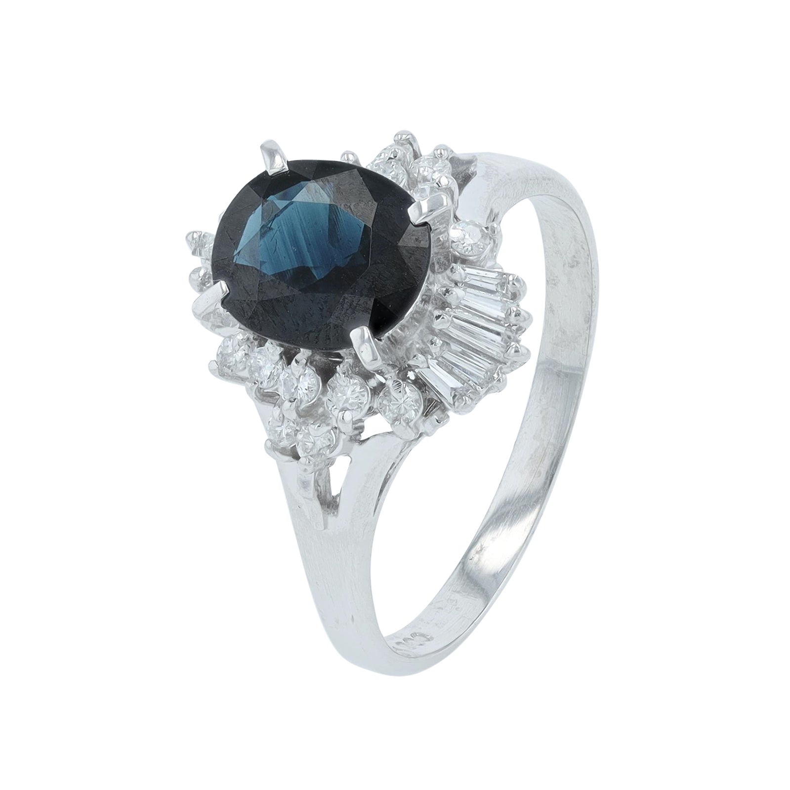 PT900 2.01 CT Sapphire Ring