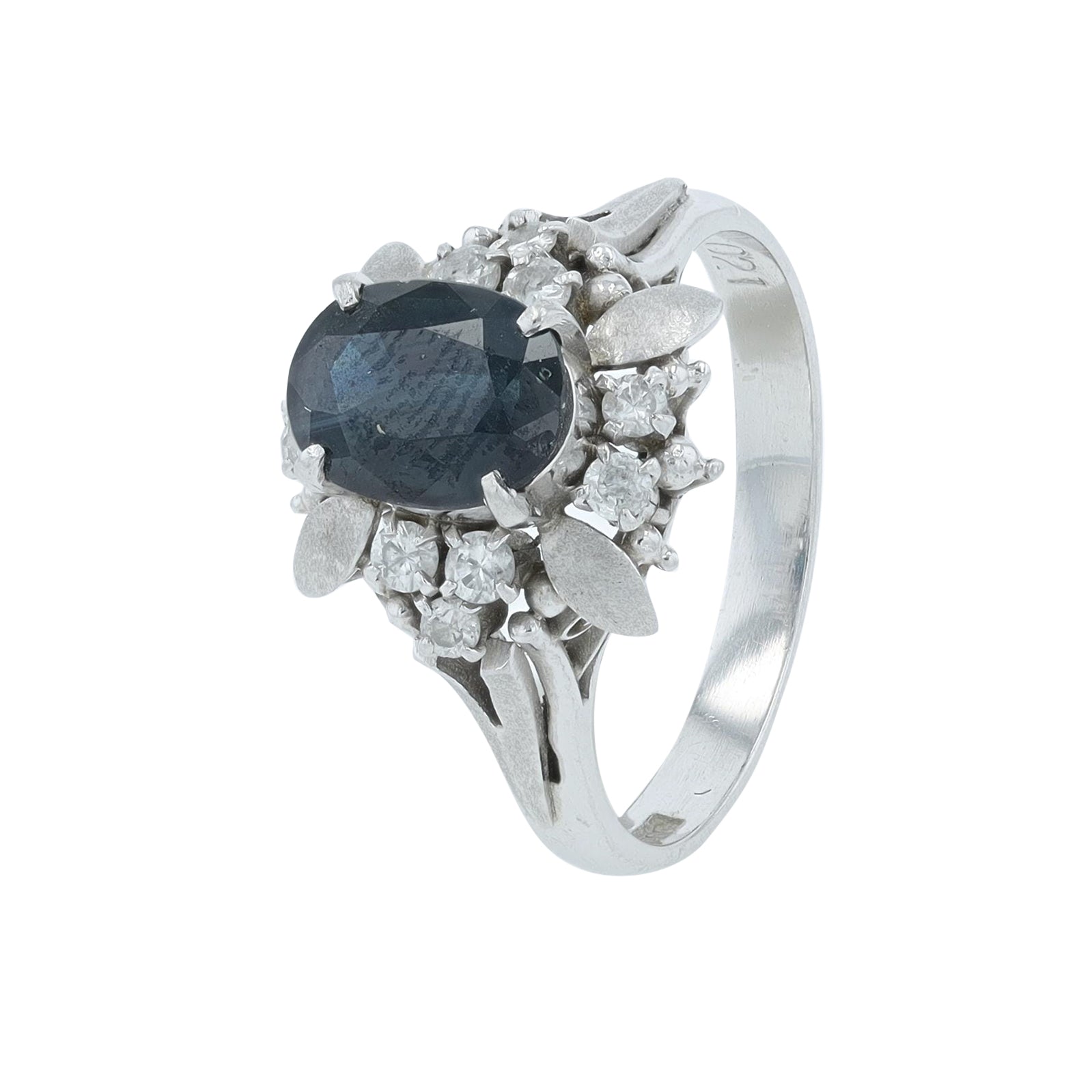 PT850 1.65 CT Sapphire Center Ring