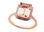 14K EFFY RG 3.80 CT Morganite Ring