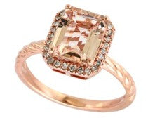 14K EFFY RG 2.05 CT Morganite Ring