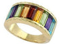 14K EFFY 6.10 CT Multicolor Ring