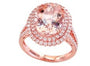 14K EFFY RG 6.10 CT Morganite Ring