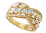 14K EFFY YG 1.22 CT Opal Crossover Ring