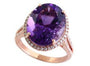 14K EFFY RG 9.30 CT Amethyst Ring