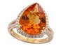 14K EFFY YG 7.35 CT Citrine Ring