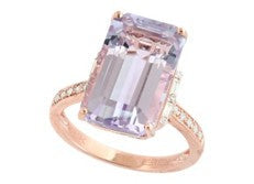 14K EFFY RG 8 CT Amethyst Ring