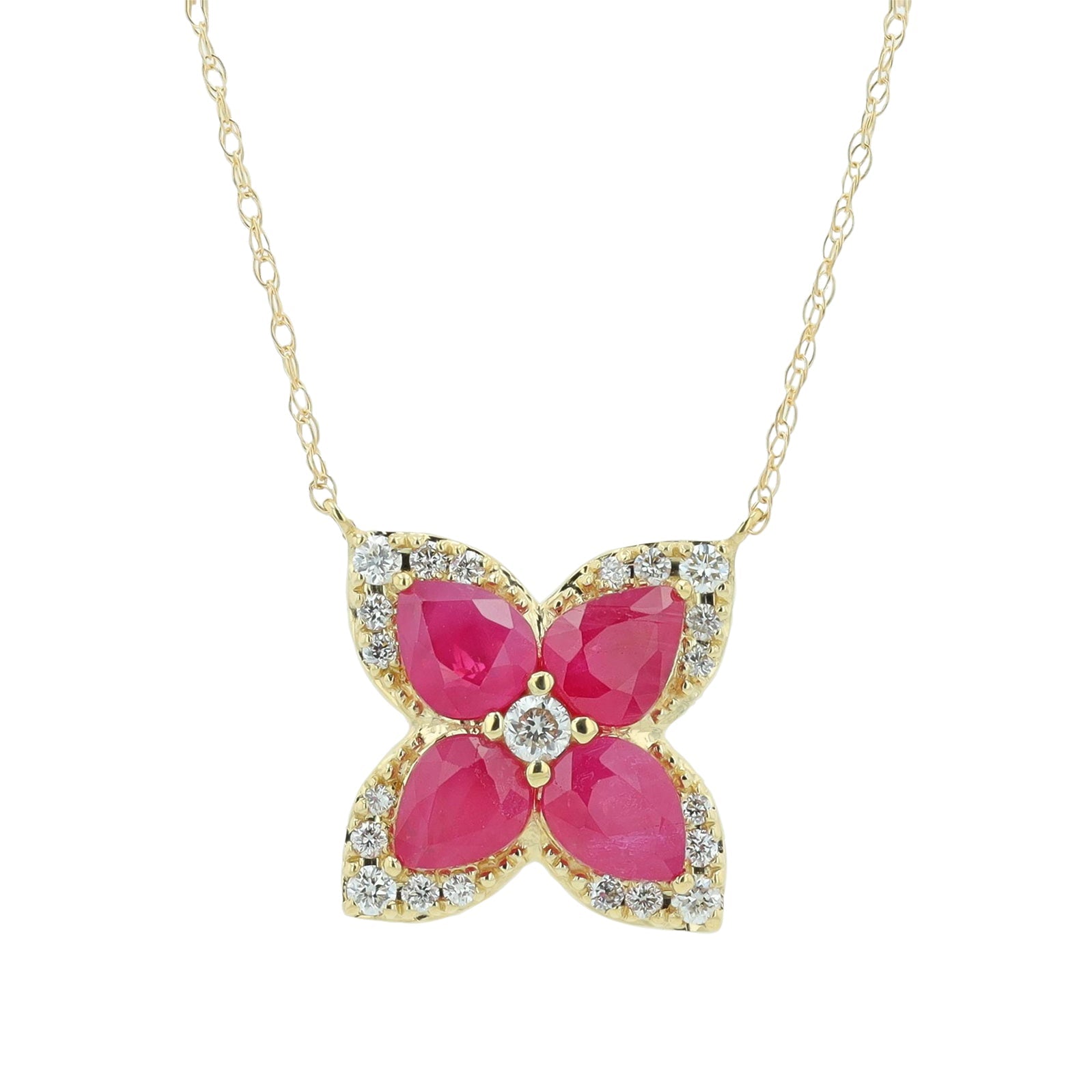 14K Gemstone Necklace<p><strong>More Colors Available</p></strong>