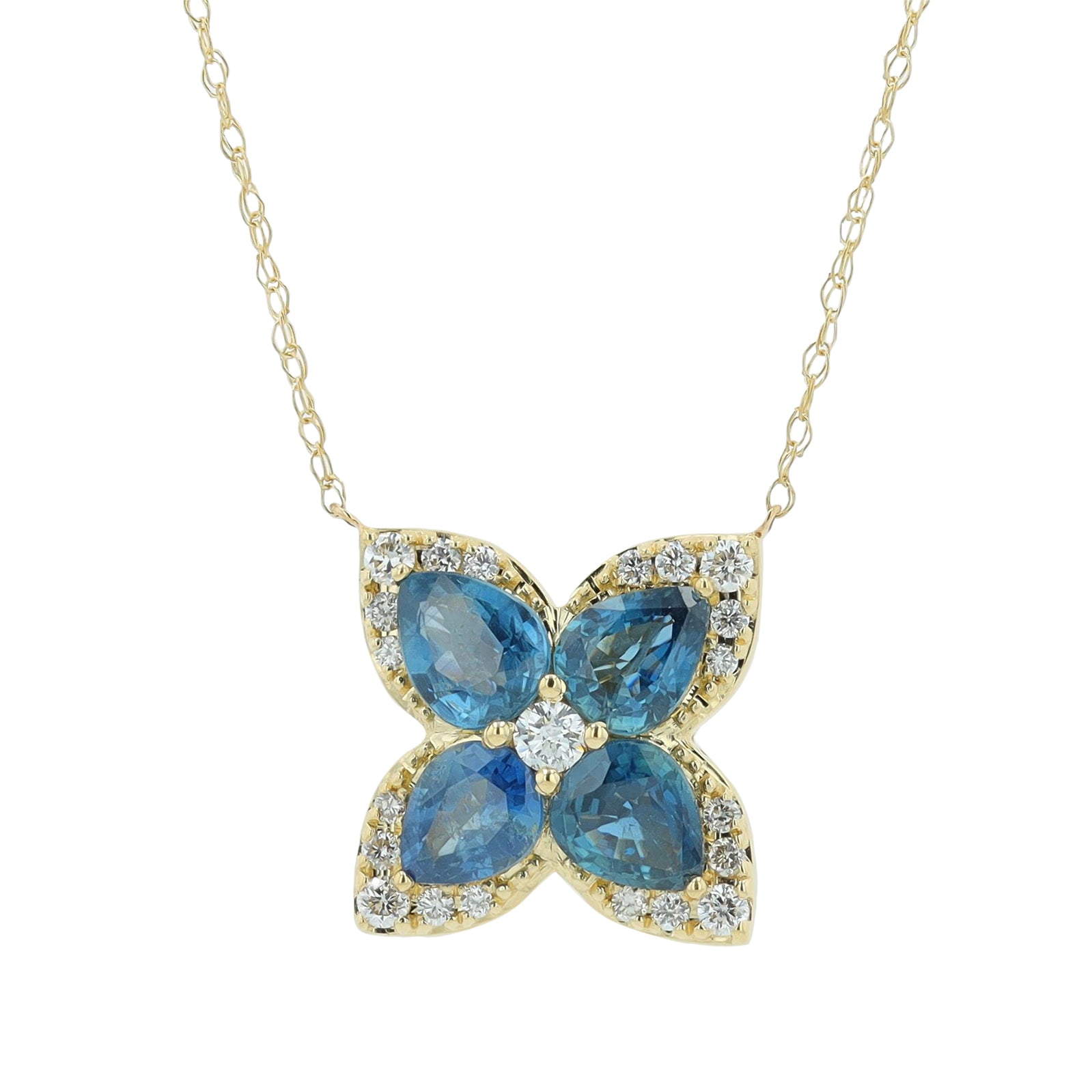 14K Gemstone Necklace<p><strong>More Colors Available</p></strong>