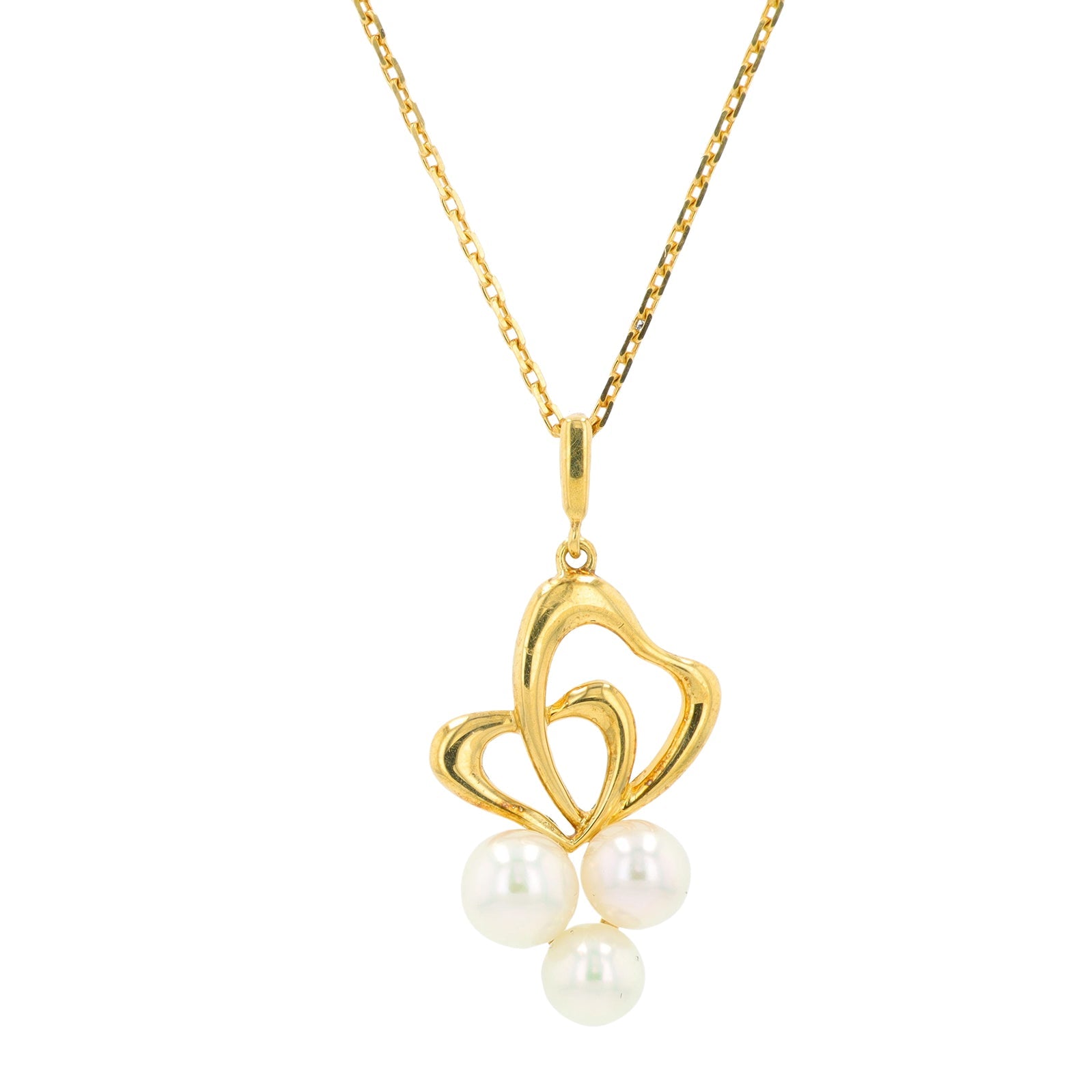 18K YG Mikimoto 4.5 - 5.5 MM Pearl Pendant