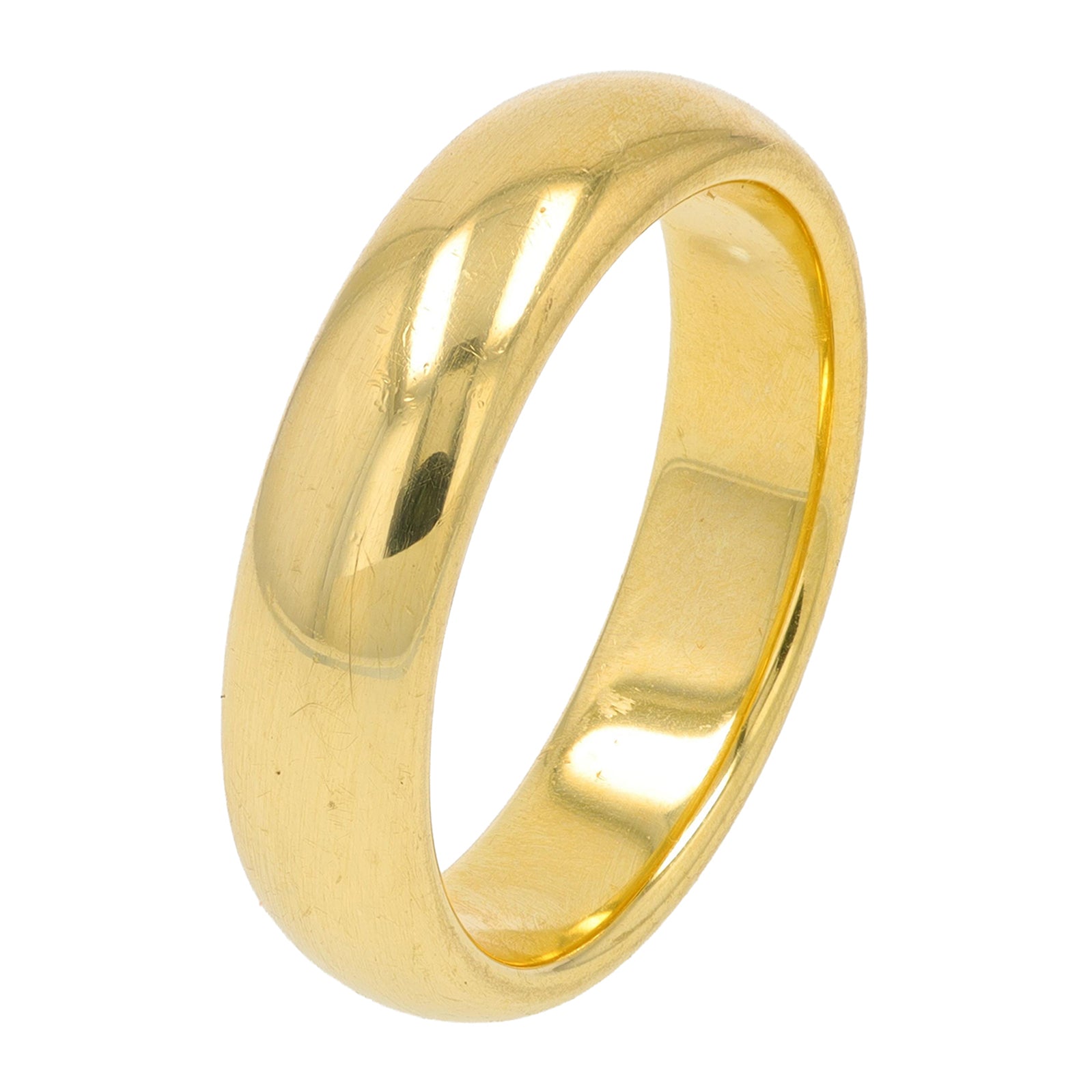 18K YG Tiffany & Co 4.6 MM Band