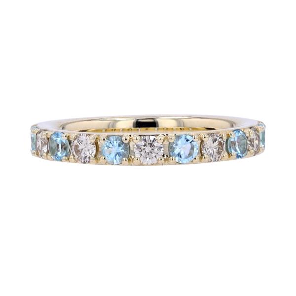 10K Diamond & Gemstone Band<p><strong>More Colors Available</p></strong>