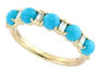 14K EFFY YG 1.30 CT Turquoise Band
