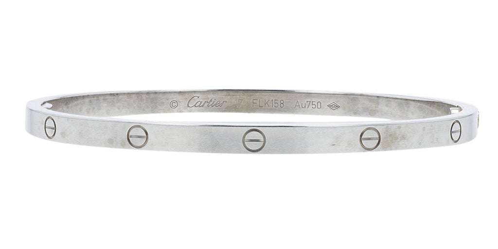 18K WG Cartier Small Love Bangle