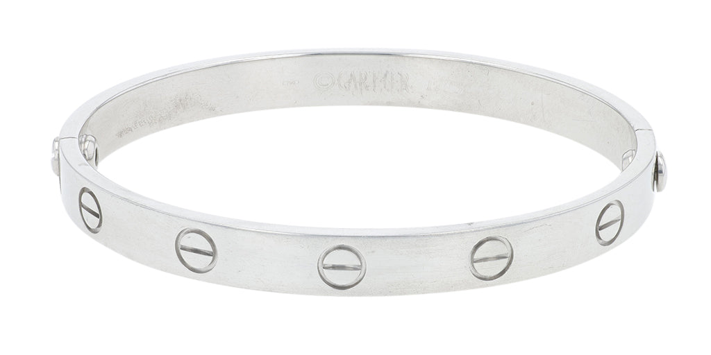 18K WG Cartier 1993 Love Bangle