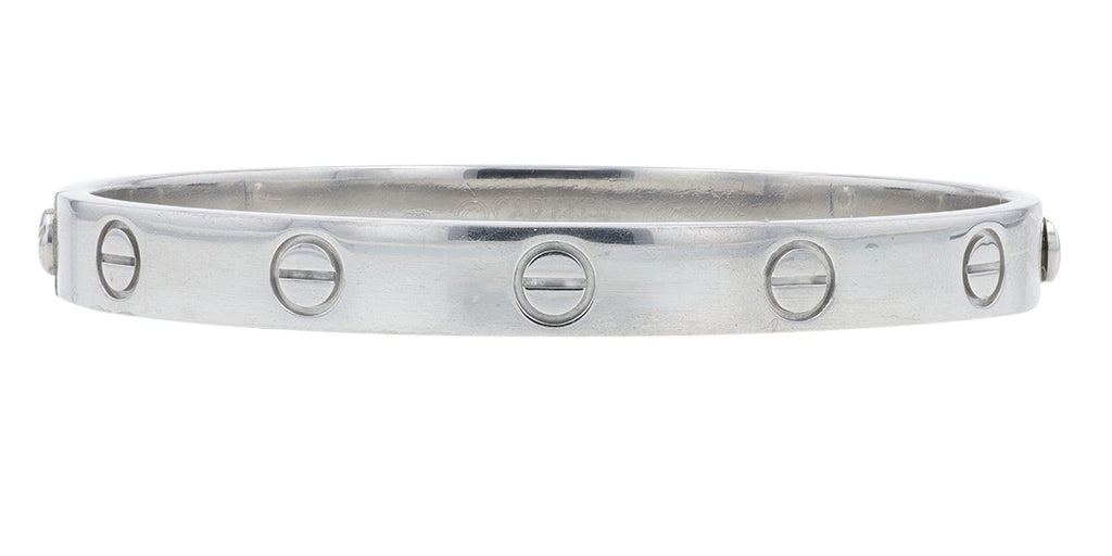18K WG Cartier 1993 Love Bangle