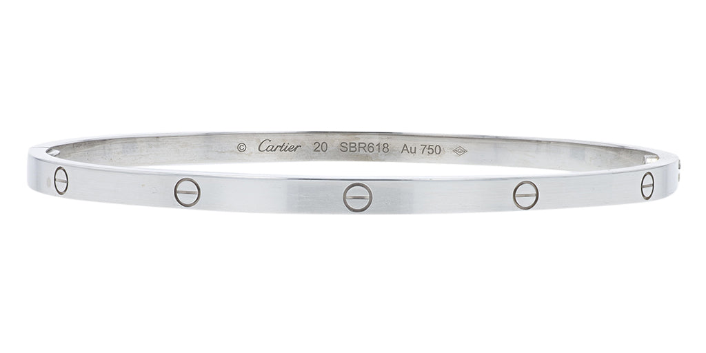 18K WG Cartier Small Love Bangle