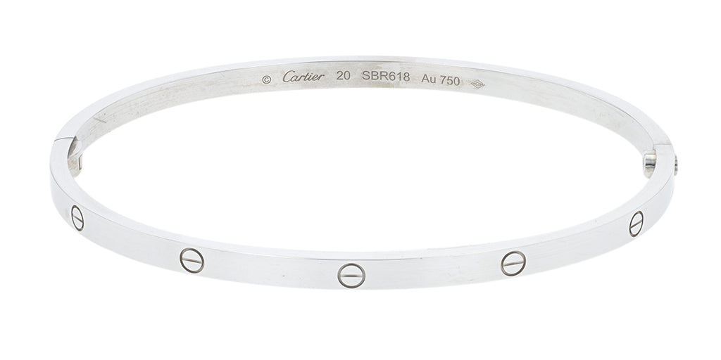 18K WG Cartier Small Love Bangle