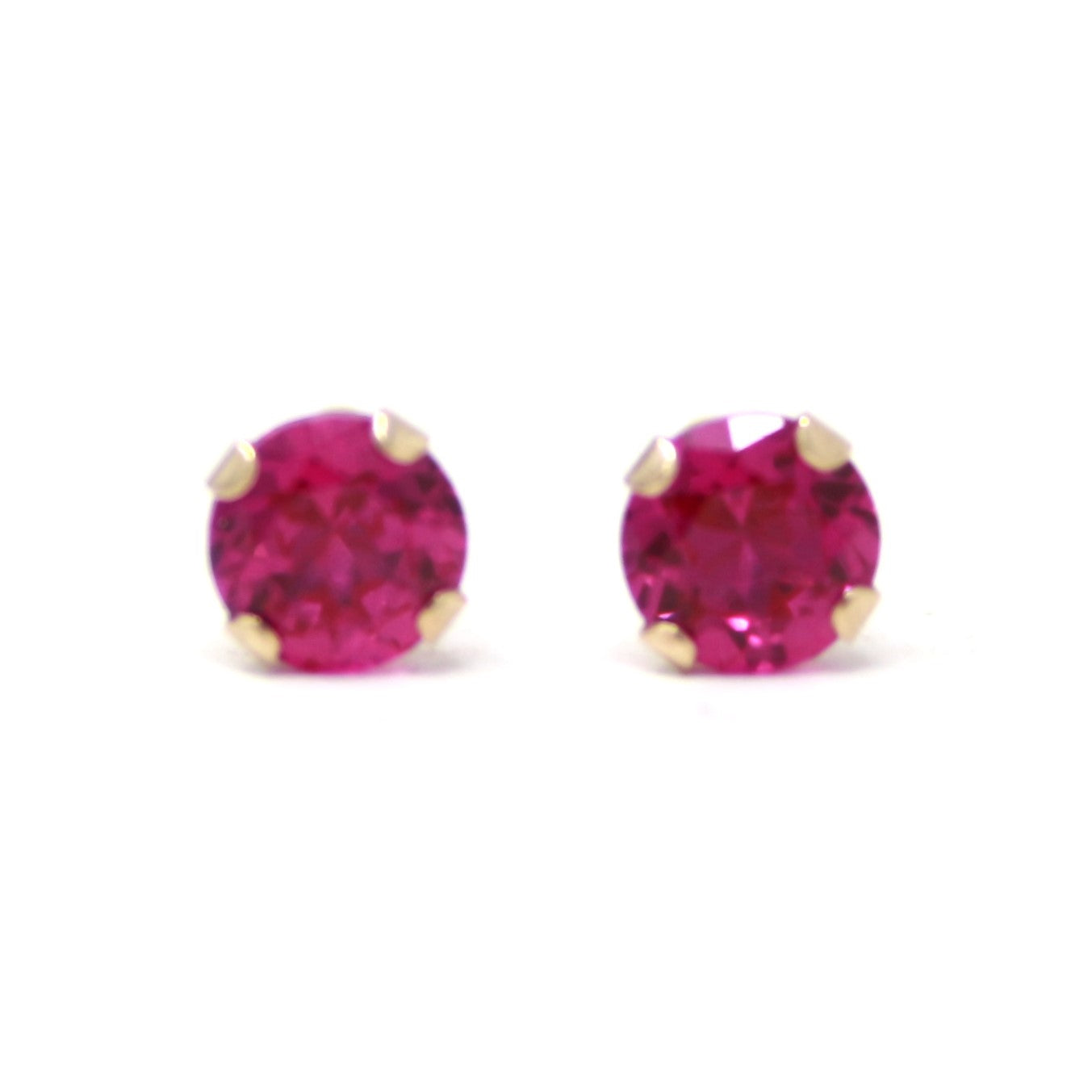 10K Gemstone Studs<p><strong>More Colors Available</p></strong>