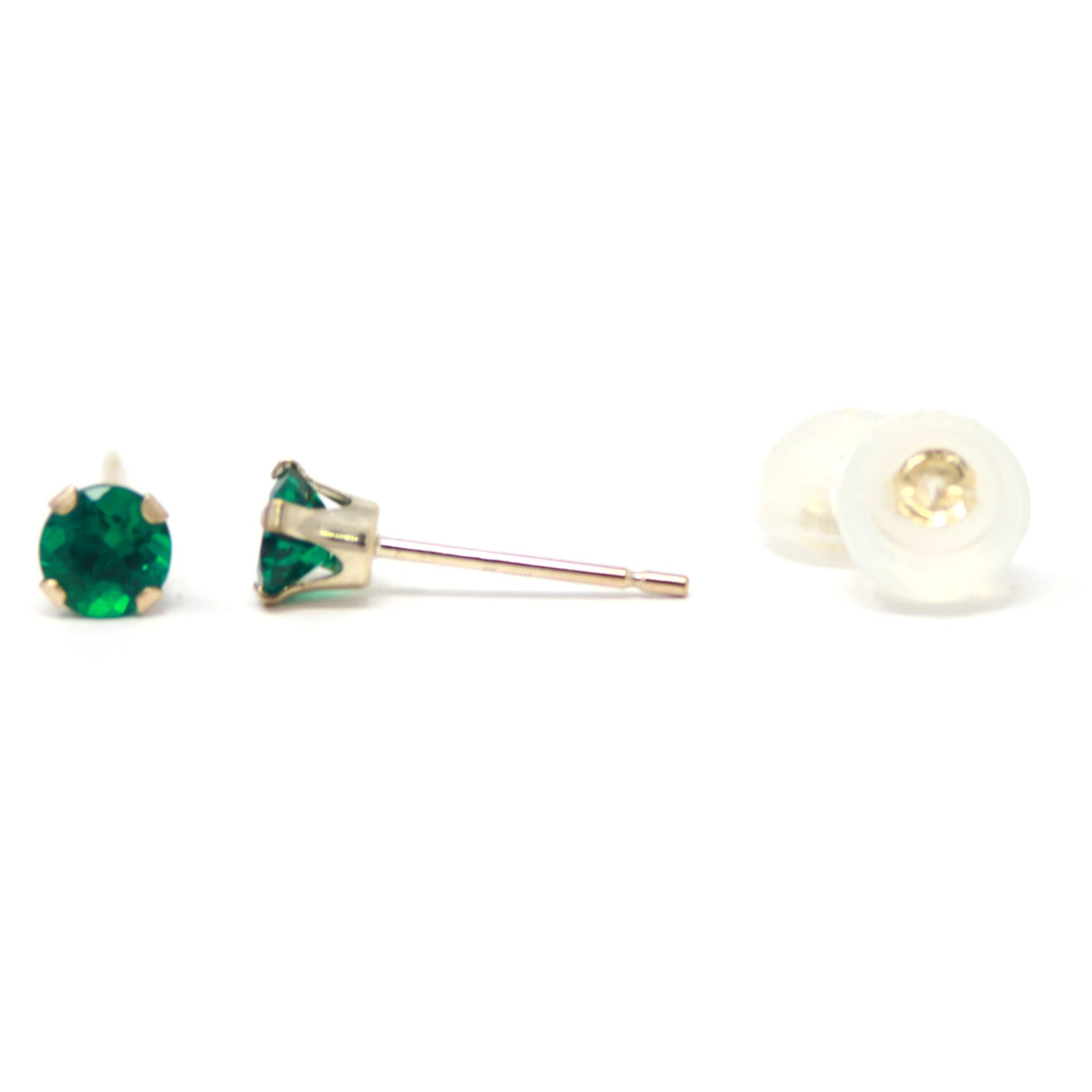 10K Gemstone Studs<p><strong>More Colors Available</p></strong>