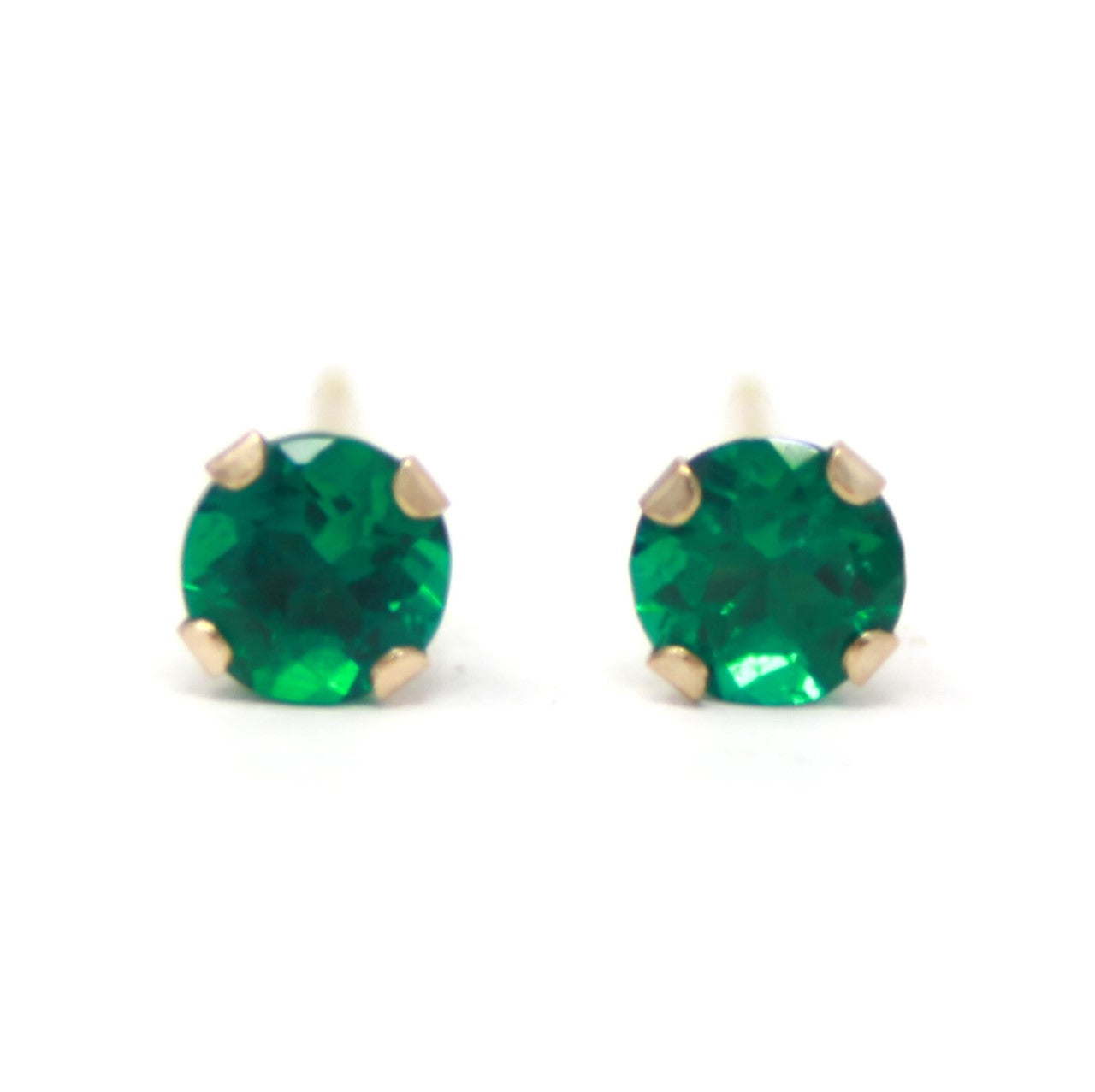 10K Gemstone Studs<p><strong>More Colors Available</p></strong>