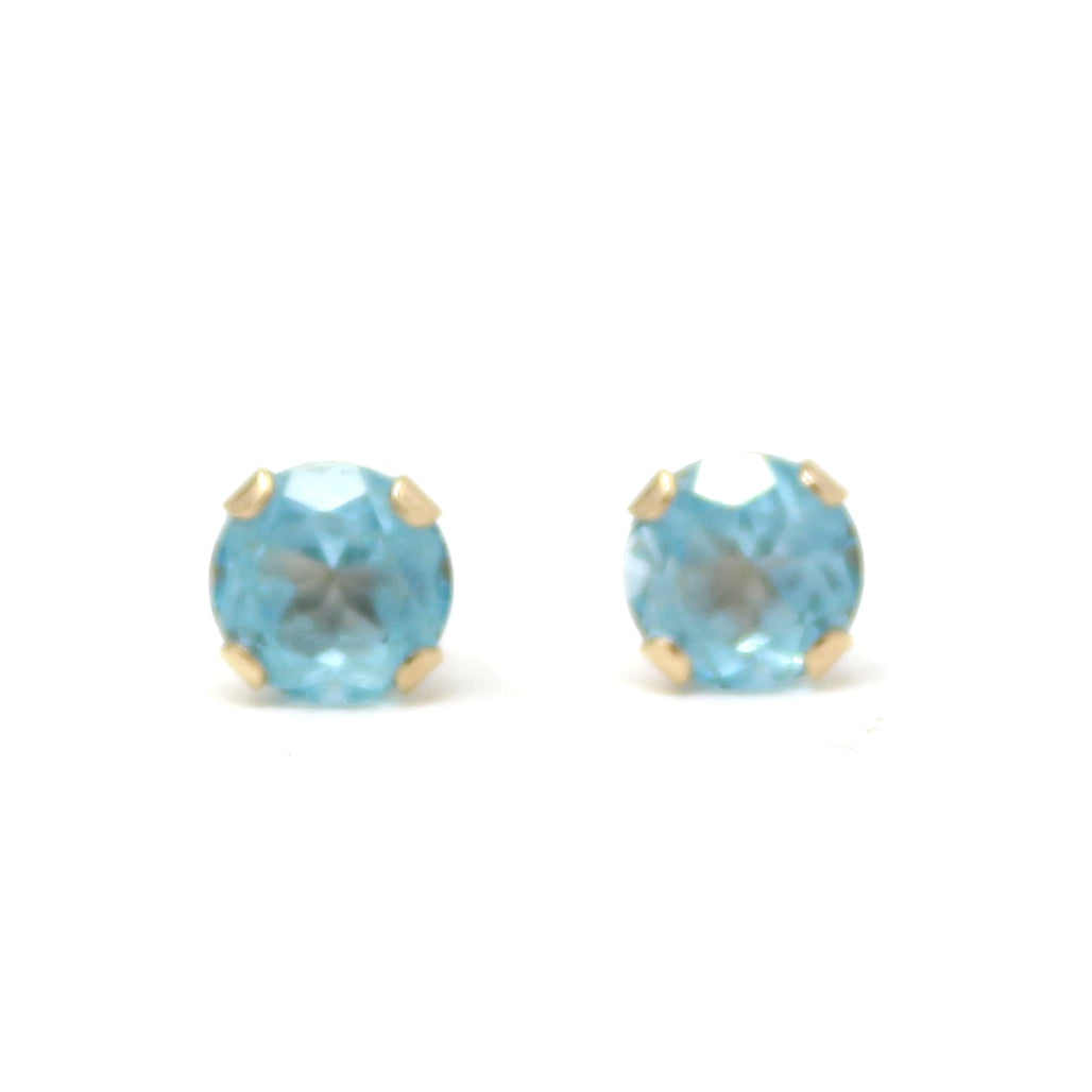10K Gemstone Studs<p><strong>More Colors Available</p></strong>