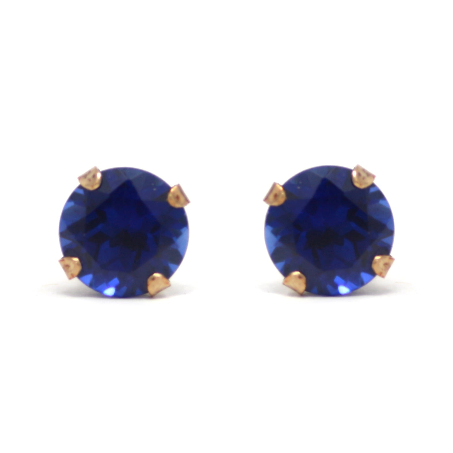 10K 6x6 MM Gemstone Studs<p><strong>More Colors Available</p></strong>