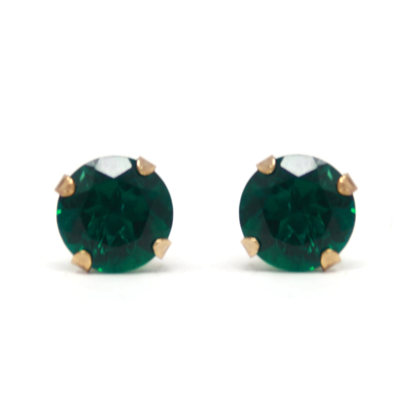 10K 6x6 MM Gemstone Studs<p><strong>More Colors Available</p></strong>