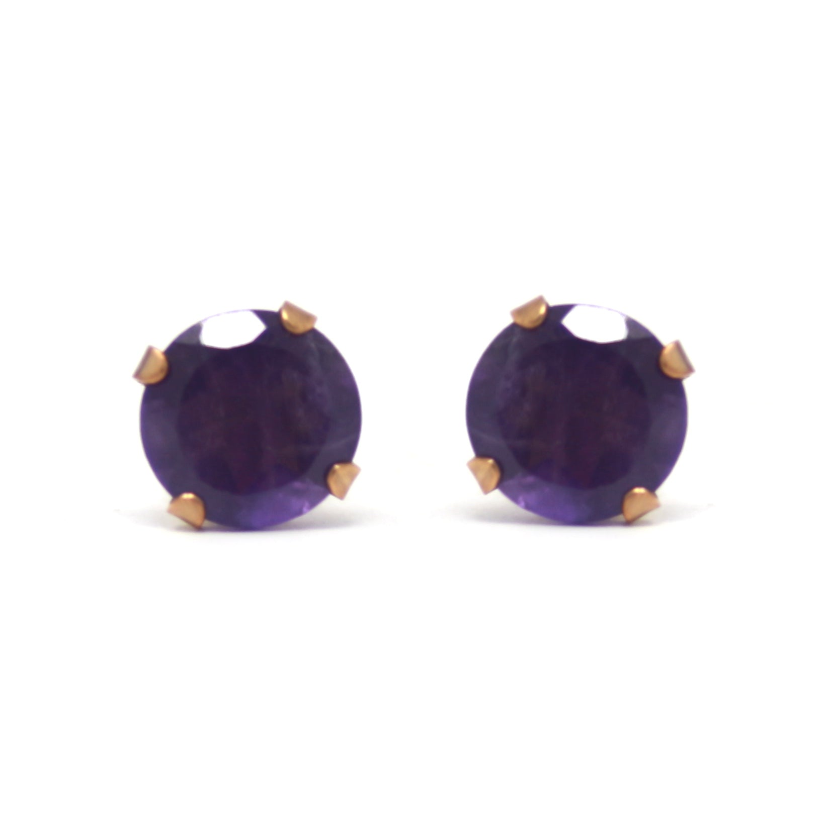 10K 6x6 MM Gemstone Studs<p><strong>More Colors Available</p></strong>