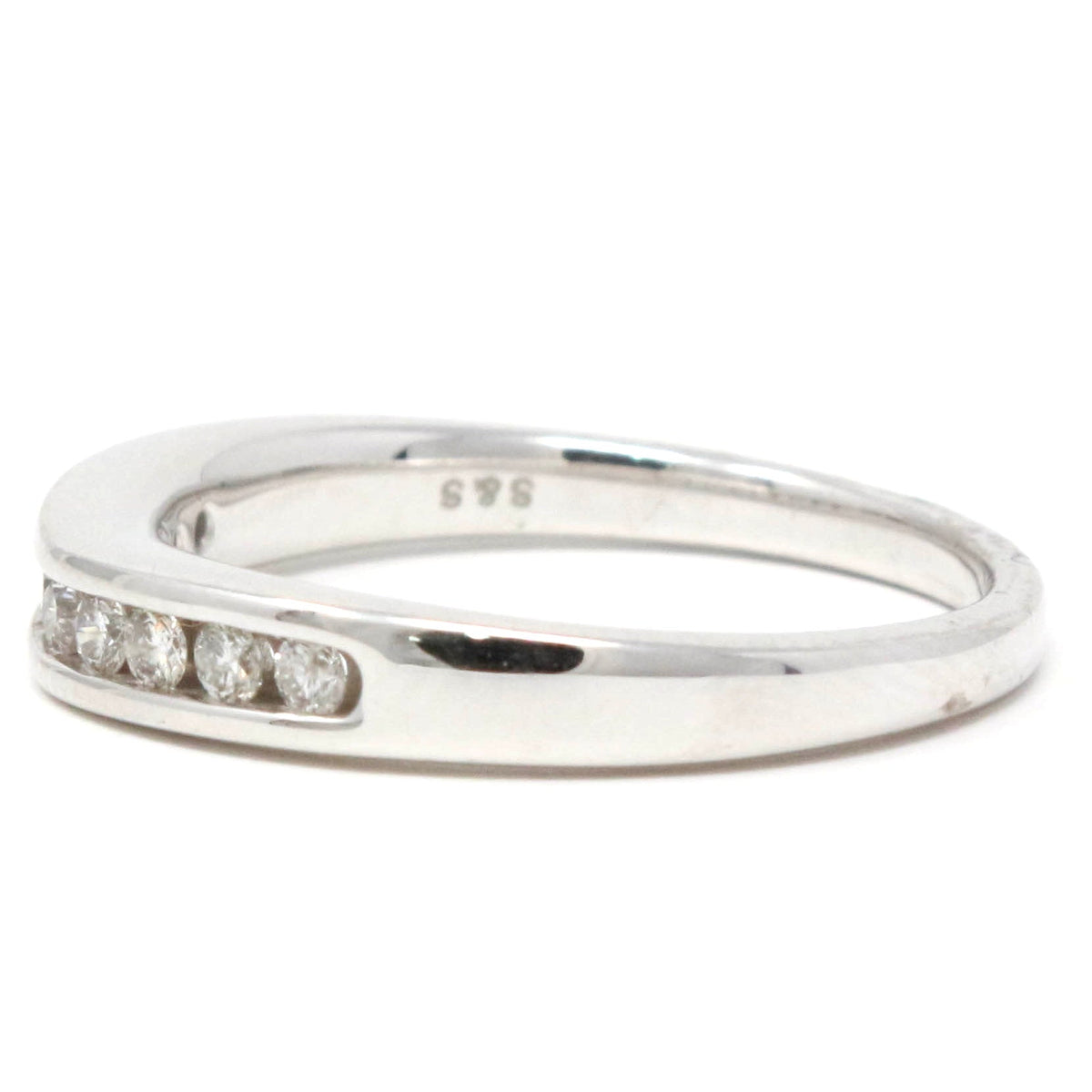 14K WG Diamond Wedding Band
