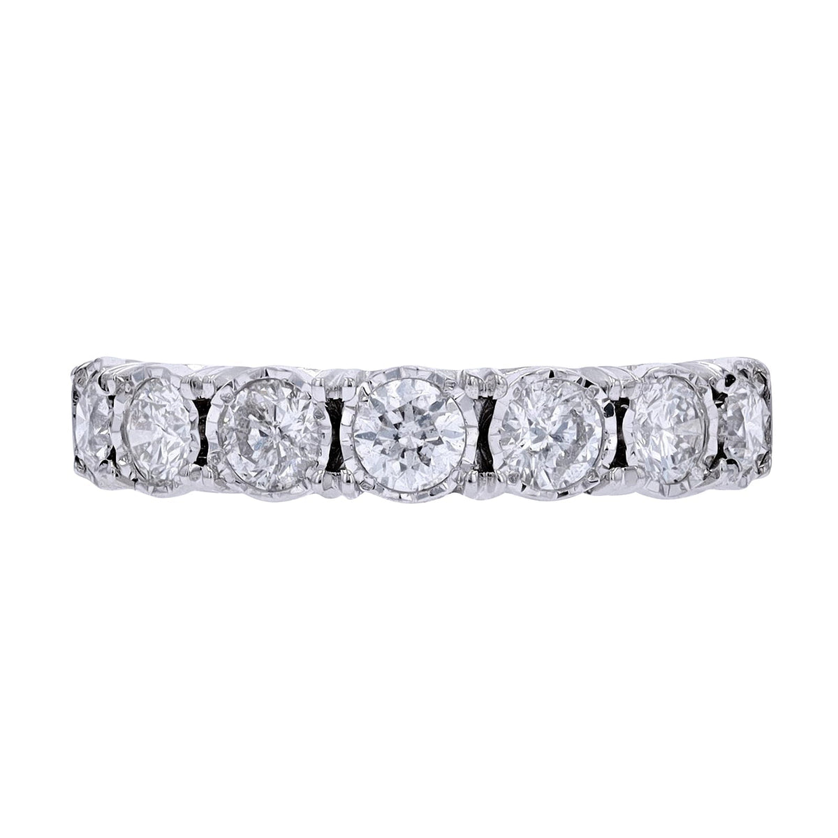14K 1 CT  Miracle Set Band<p><strong>More Colors Available</p></strong>