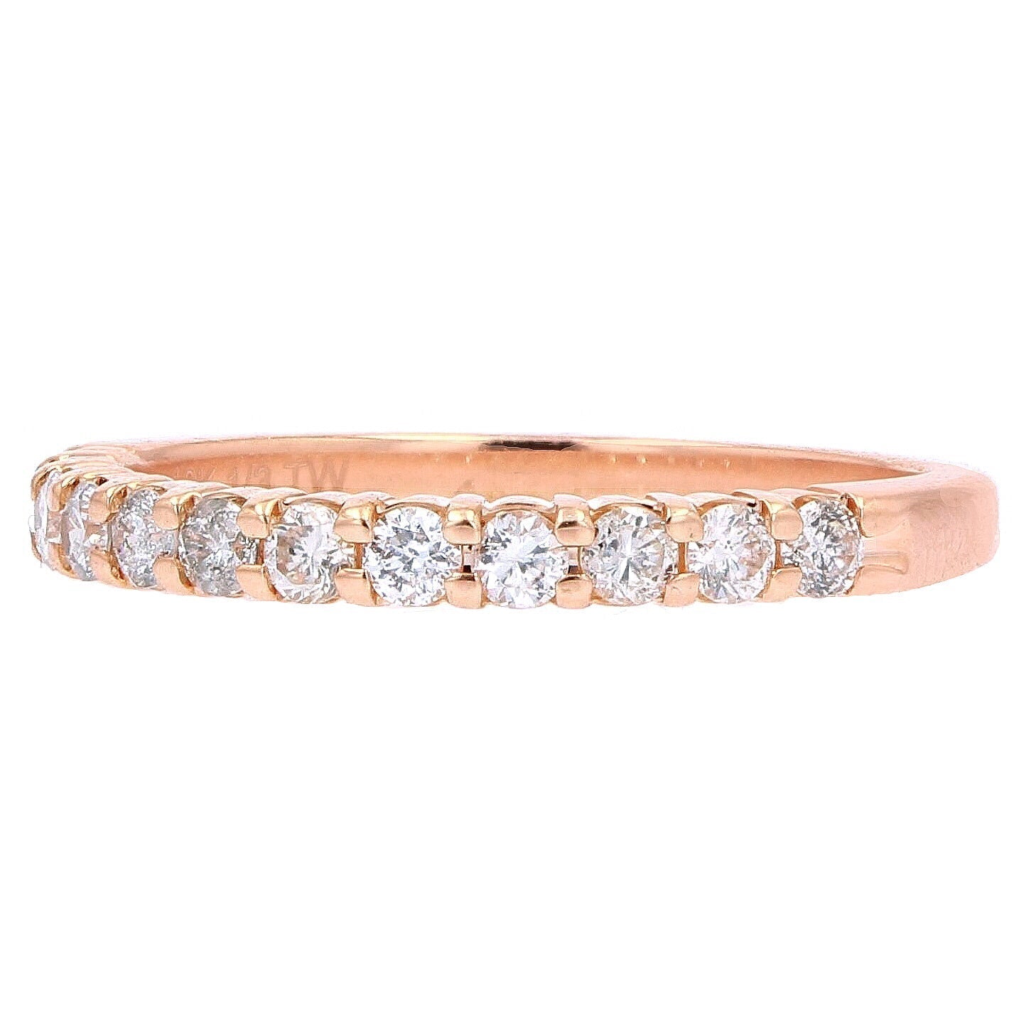 10K 1/3 CT Diamond Band<p><strong>More Colors Available</p></strong>