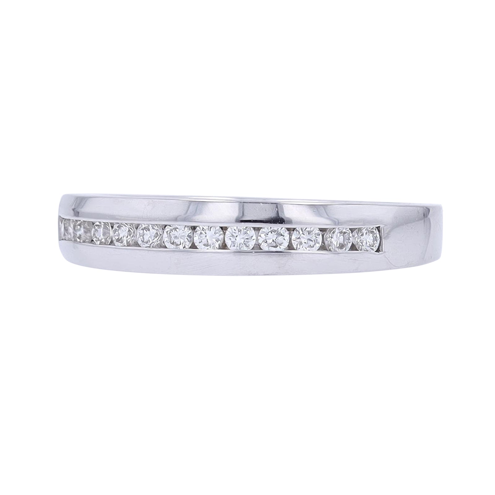 18K WG 1/4 CT Diamond Band