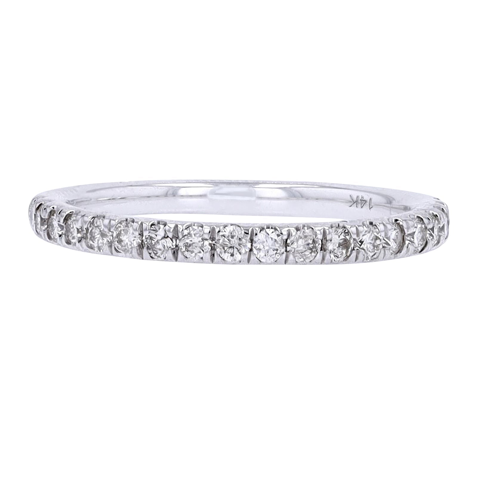 14K Diamond Wedding Band<p><strong>More Colors Available</p></strong>